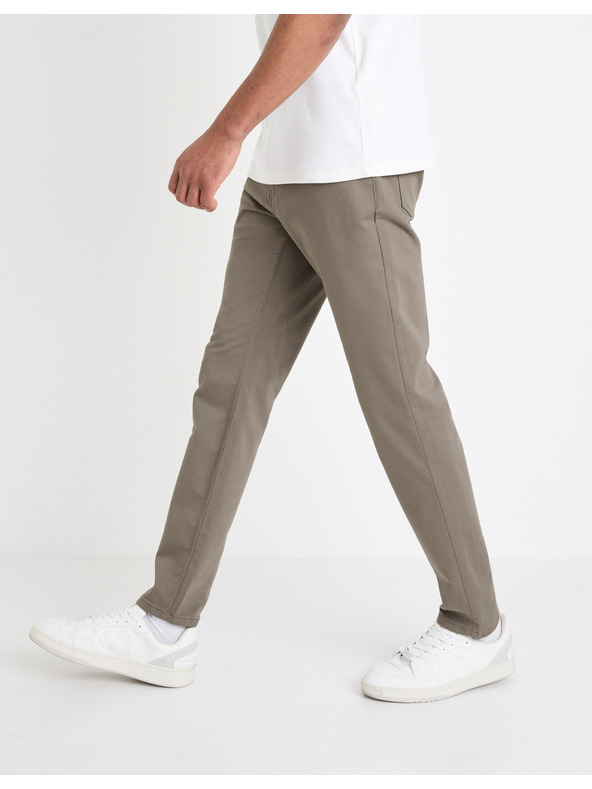 Celio Bézs színű férfi nadrág Celio Gofive