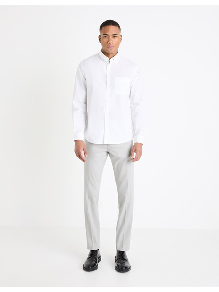 Celio Világosszürke férfi chino nadrág Celio Gosi