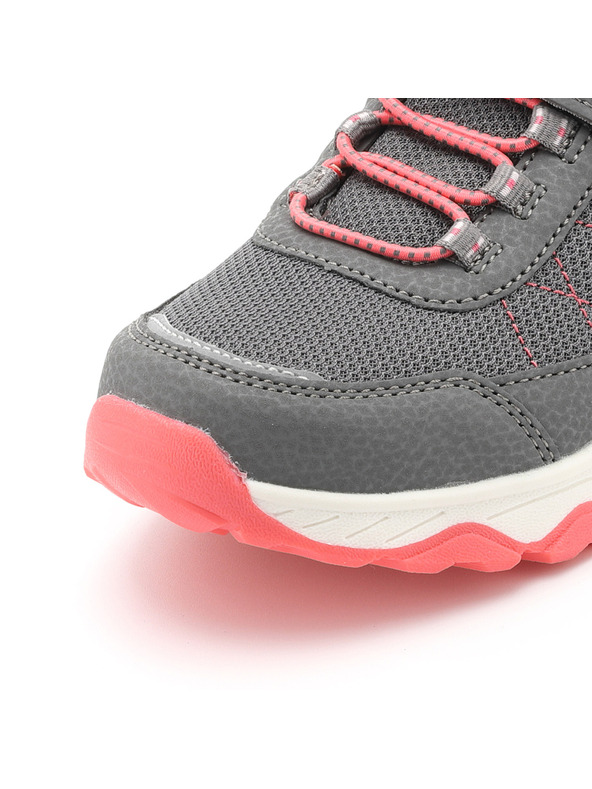 ALPINE PRO Rózsaszín és szürke gyermek outdoor tornacipő ALPINE PRO MORELO