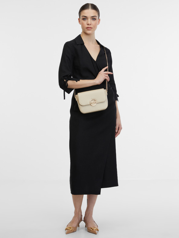 Orsay ORSAY fekete wrap ruha nőknek