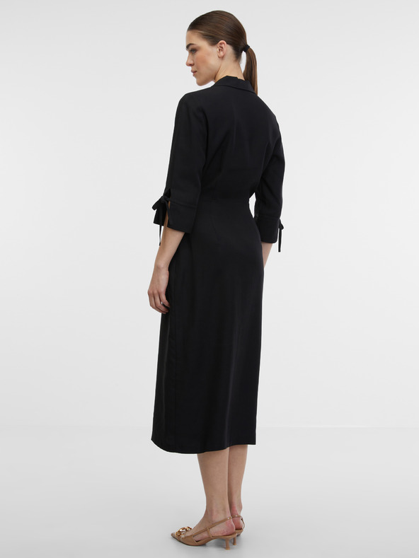 Orsay ORSAY fekete wrap ruha nőknek