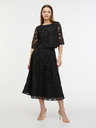 Orsay ORSAY fekete női csipkés midi szoknya