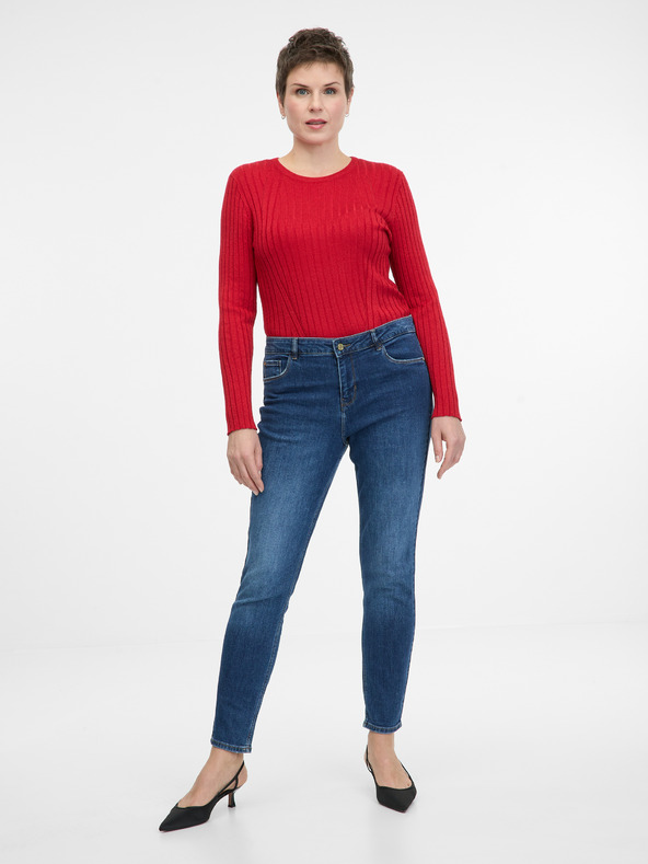 Orsay ORSAY sötétkék női jeggins farmernadrág