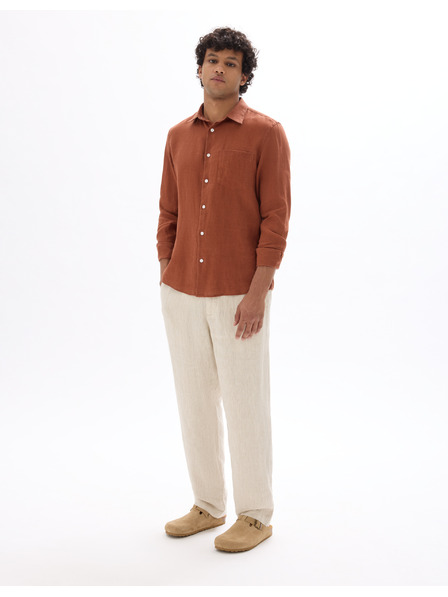 Celio Bézs Férfi vászonnadrág Celio Dolinus