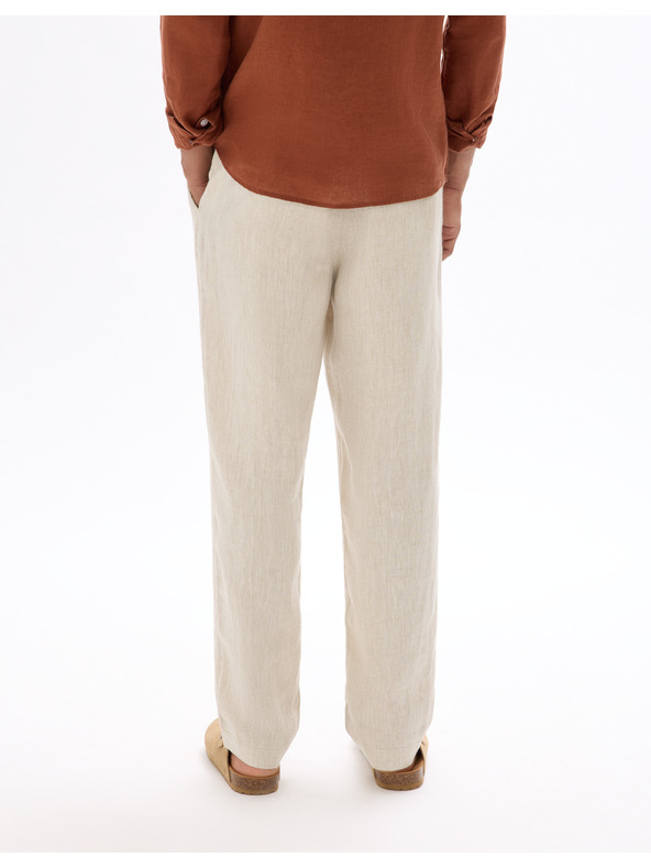 Celio Bézs Férfi vászonnadrág Celio Dolinus