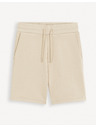 Celio Bézs színű férfi melegítőnadrág Celio Toshort