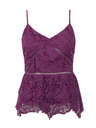 Orsay ORSAY lila női csipke top