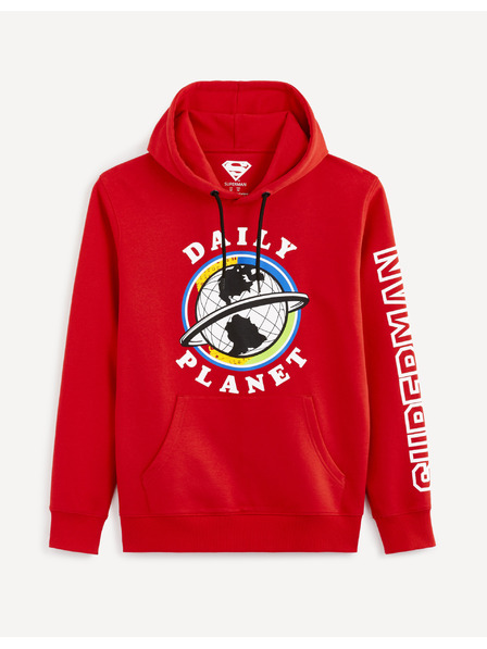 Celio Piros férfi nyomtatott melegítőfelső Celio Lvemansw