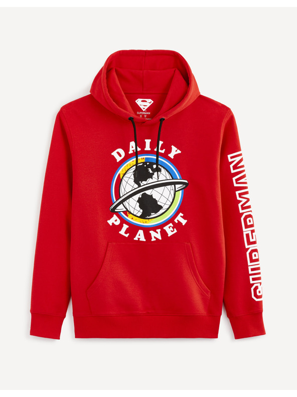 Celio Piros férfi nyomtatott melegítőfelső Celio Lvemansw