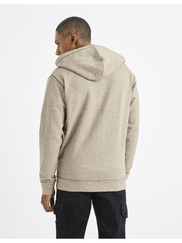 Celio Világosszürke alap pulóver Celio Vemoulino