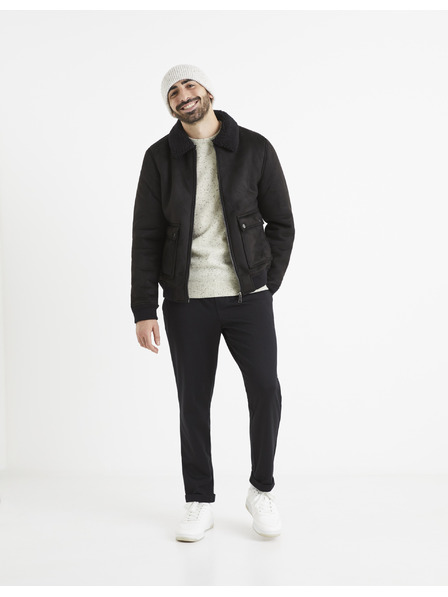 Celio Fekete műszőrme kabát Celio Vutoronto