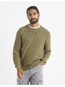 Celio Khaki színű alap pulóver Celio Vecold
