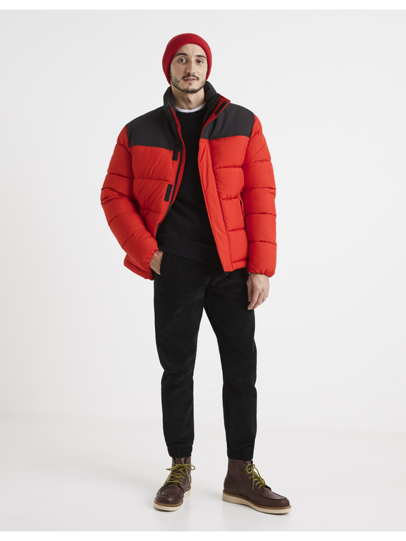 Celio Celio Vuelectra piros steppelt télikabát