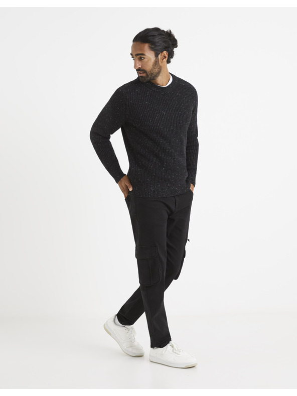 Celio Fekete férfi szürke pulóver Celio