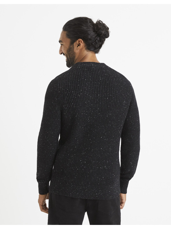 Celio Fekete férfi szürke pulóver Celio