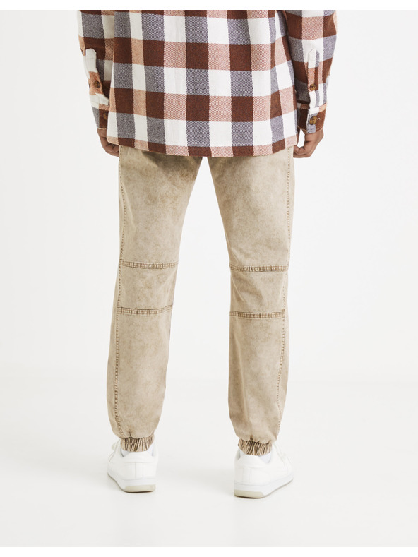 Celio Bézs férfi csíkos nadrág Celio