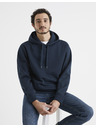 Celio Sötétkék férfi kapucnis Celio Vesix kapucnis pulóver