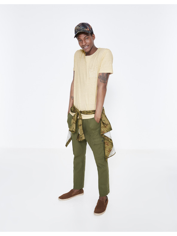 Celio Khaki színű férfi Celio Loking nadrág