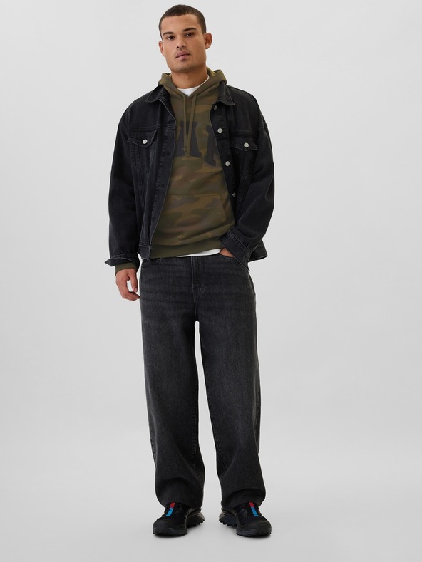 GAP Kapucnis pulóver logóval GAP