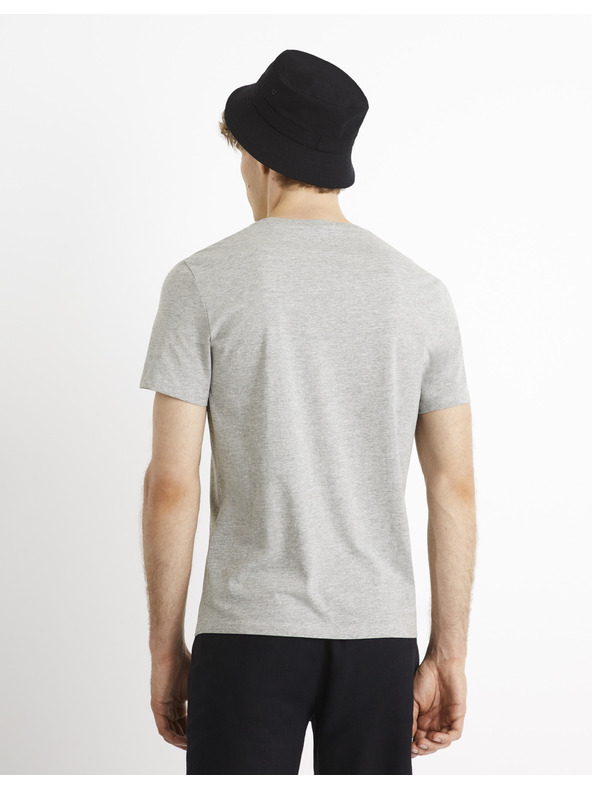 Celio Celio Cevinty Monte Carlo szürke pamut póló Celio Cevinty Monte Carlo szürke pamut póló