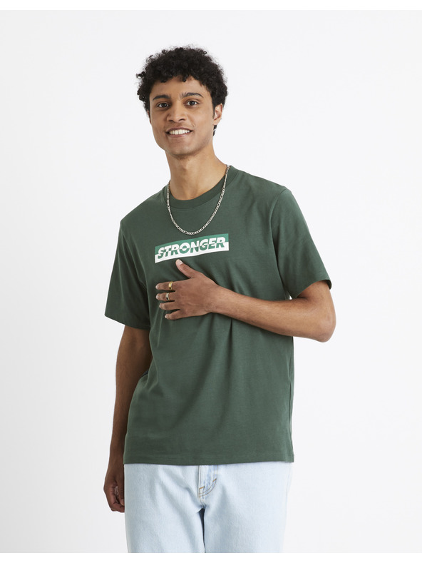 Celio Sötétzöld Celio Cefasto férfi póló