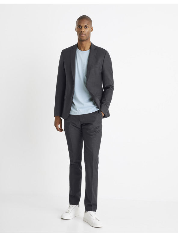 Celio Sötétszürke férfi formális nadrág Celio Colexus Colexus