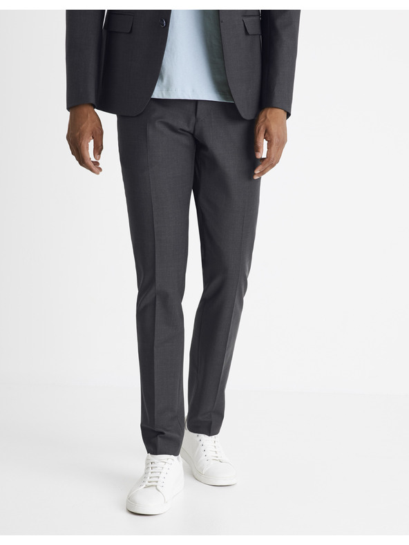 Celio Sötétszürke férfi formális nadrág Celio Colexus Colexus