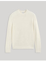 Celio Krémszínű férfi Celio Cewaffle pulóver