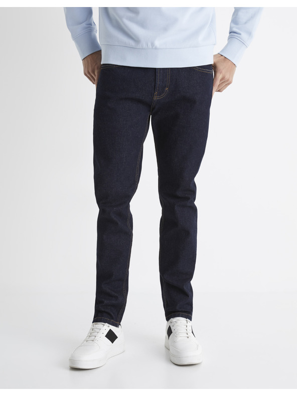 Celio Sötétkék férfi slim fit farmer Celio Bonew25t