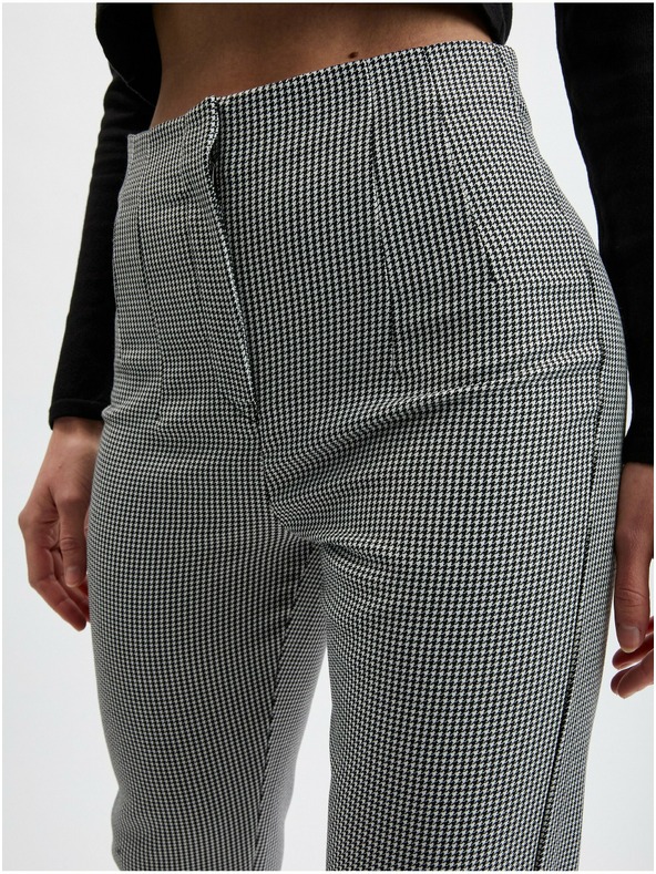 Orsay ORSAY fekete mintás női nadrág