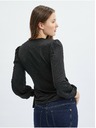 Orsay ORSAY fekete átkötős női blúz
