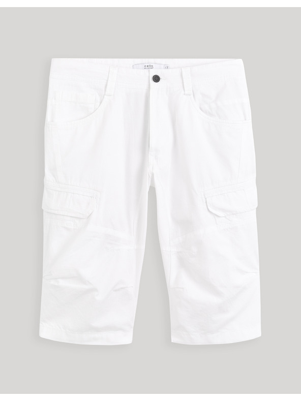 Celio Fehér férfi rövidnadrág Celio Bocourtbm1