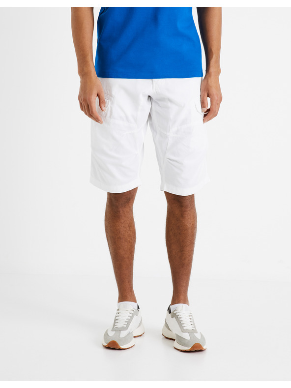 Celio Fehér férfi rövidnadrág Celio Bocourtbm1
