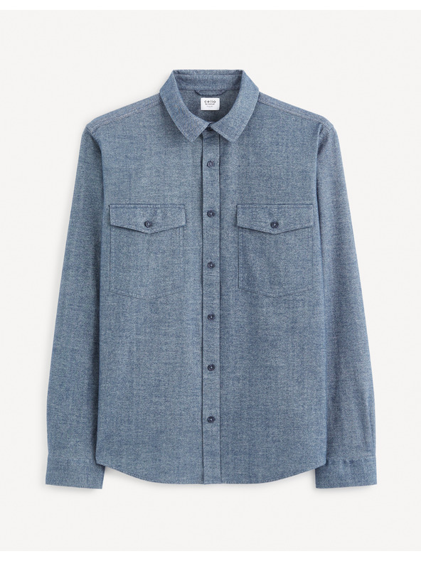 Celio Kék férfi felsőruházati ing Celio Fadotex