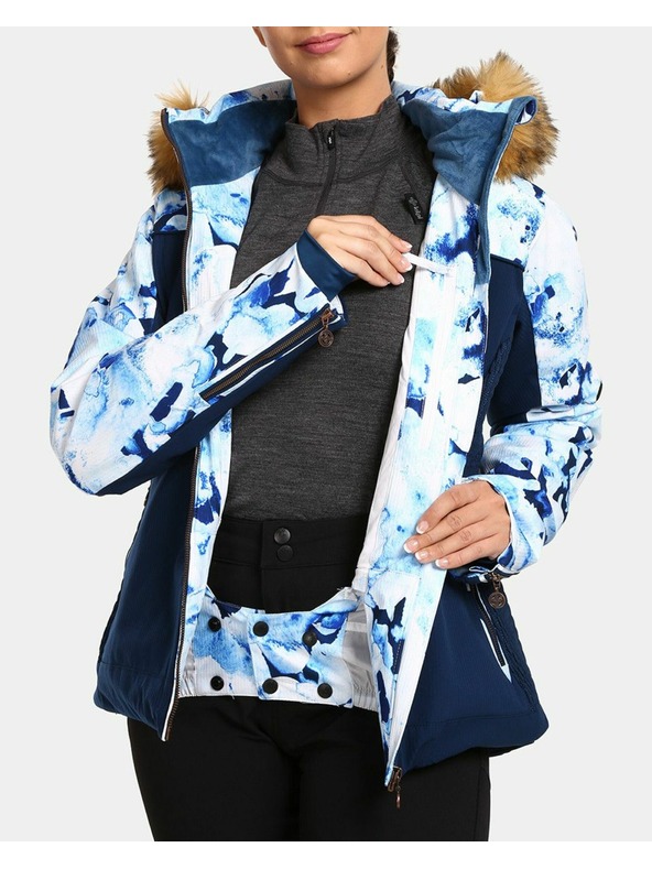 Kilpi Sötétkék női sífűtéses kabát Kilpi Lena-W