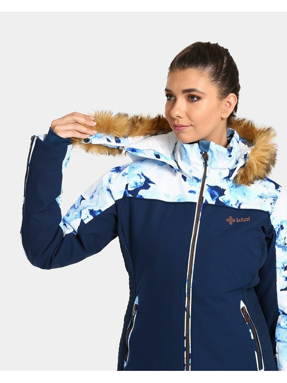 Kilpi Sötétkék női sífűtéses kabát Kilpi Lena-W