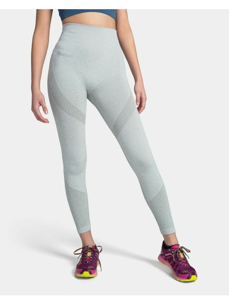 Kilpi Világosszürke női sport leggings Kippi SEAMIO