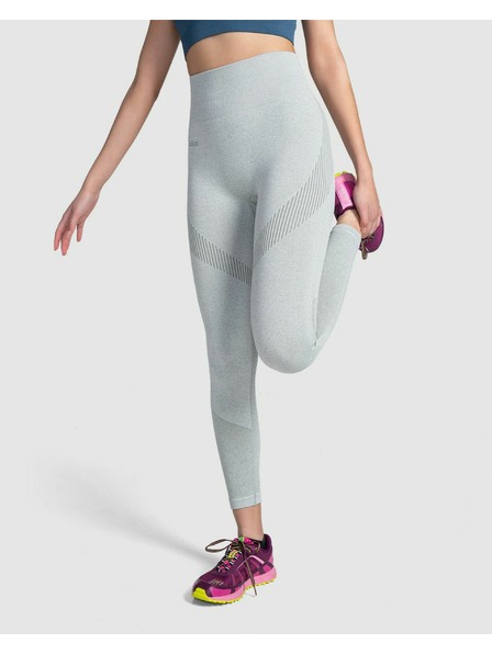 Kilpi Világosszürke női sport leggings Kippi SEAMIO