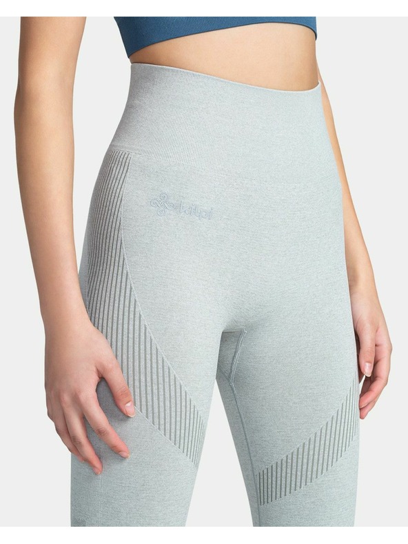 Kilpi Világosszürke női sport leggings Kippi SEAMIO