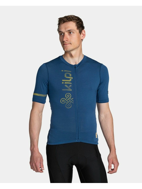 Kilpi Sötétkék férfi nyomtatott sportpóló Kilpi PETRANA