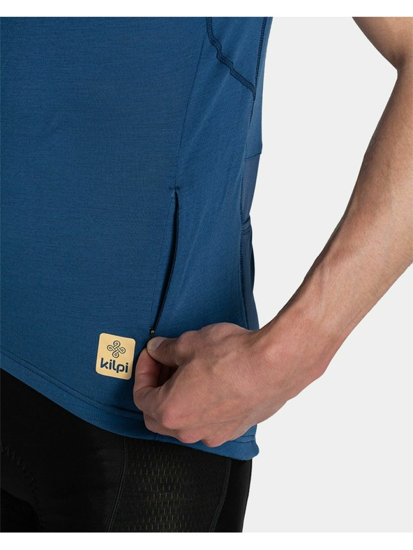 Kilpi Sötétkék férfi nyomtatott sportpóló Kilpi PETRANA