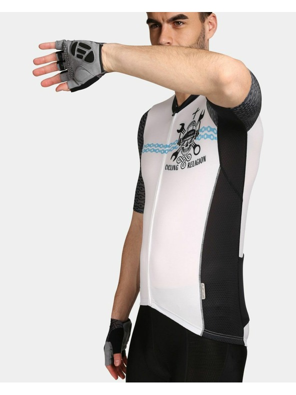 Kilpi Fehér férfi sportos cipzáras cipzáras póló Kilpi RIVAL