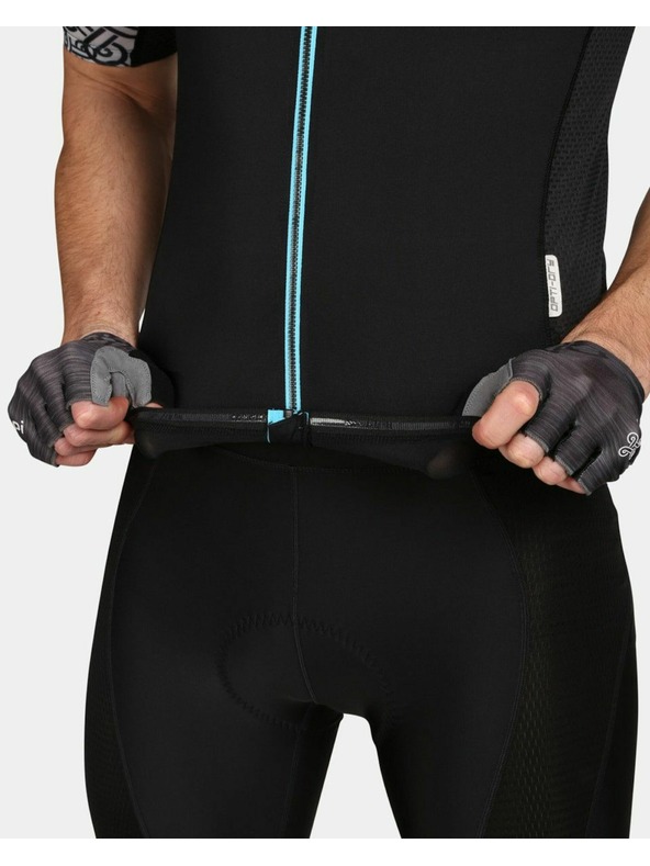 Kilpi Fekete férfi sportcipzáras sportpóló Kilpi PICARD