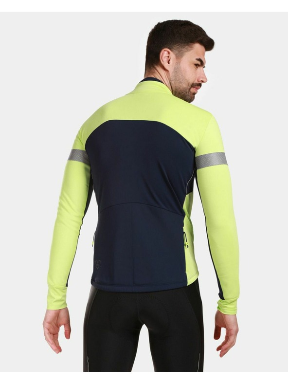 Kilpi Neonzöld férfi kerékpáros softshell dzseki Kilpi Velover-M