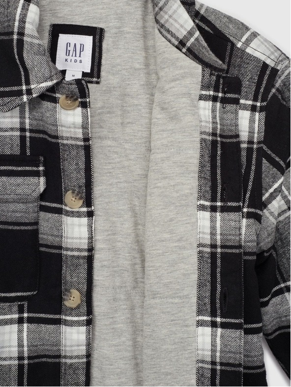 GAP Gyermek flanel ing kabát GAP