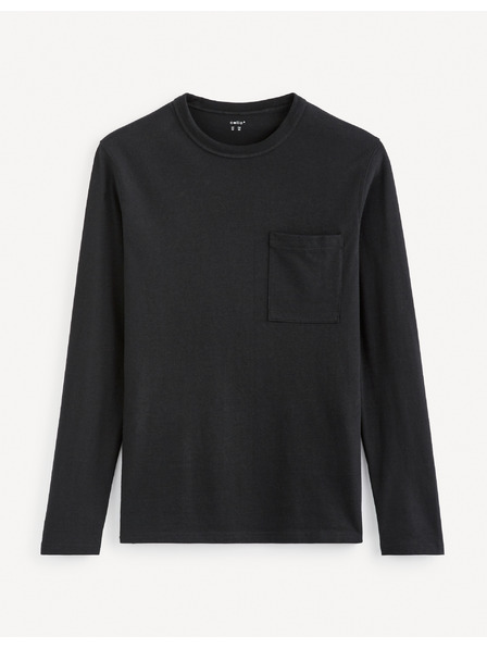 Celio Fekete férfi basic ing zsebekkel Celio