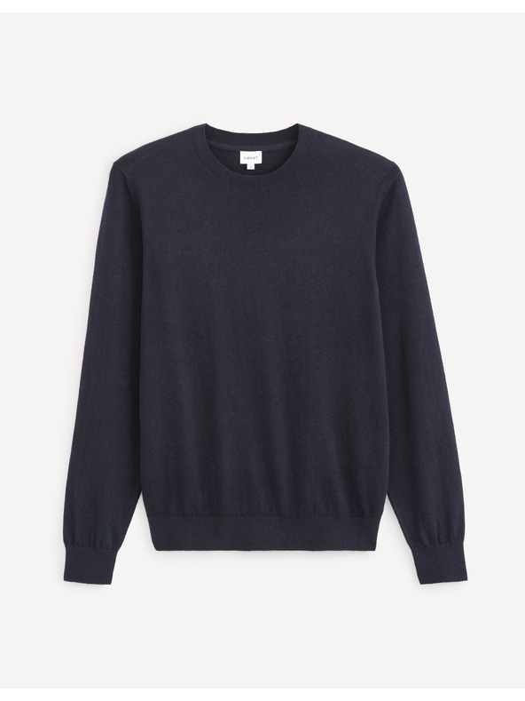 Celio Sötétkék férfi alap pulóver Celio