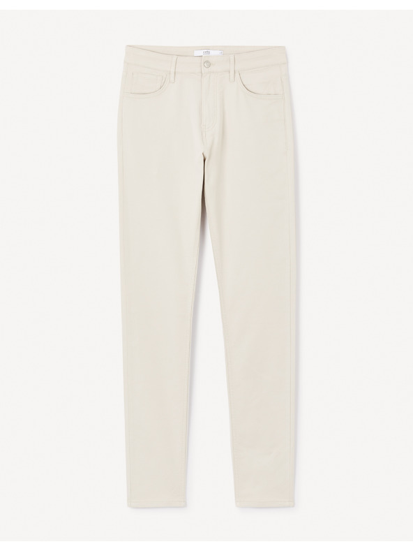 Celio Bézs színű férfi karcsú nadrág Celio Jofive 30