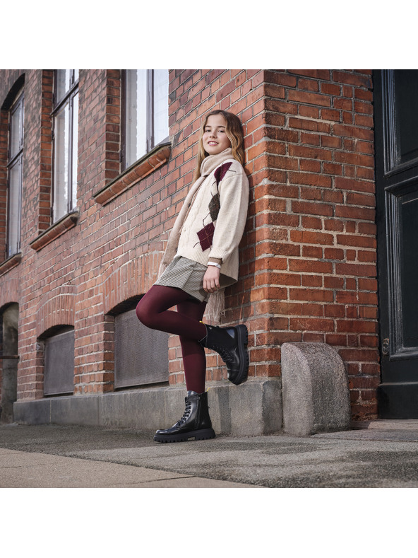 Geox Fekete Geox Maquinnerns lány bokacsizma