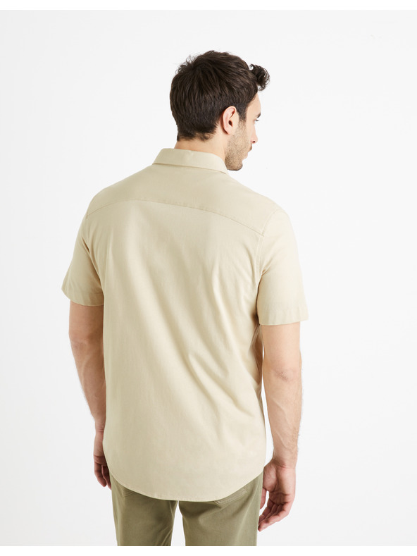 Celio Krémszínű férfi Celio Barik ing